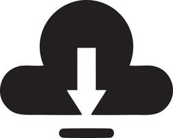 Download icon symbol image vector. Illustration of the down load design. EPS 10 vector