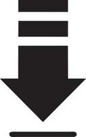 Download icon symbol image vector. Illustration of the down load design. EPS 10 vector