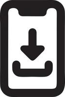 Download icon symbol image vector. Illustration of the down load design. EPS 10 vector