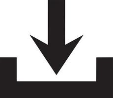 Download icon symbol image vector. Illustration of the down load design. EPS 10 vector