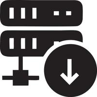 Download icon symbol image vector. Illustration of the down load design. EPS 10 vector