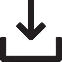 Download icon symbol image vector. Illustration of the down load design. EPS 10 vector