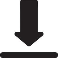 Download icon symbol image vector. Illustration of the down load design. EPS 10 vector