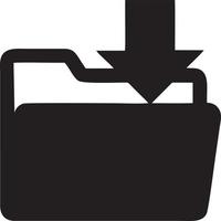 Download icon symbol image vector. Illustration of the down load design. EPS 10 vector