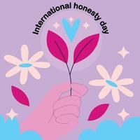 International honesty day april 30 vector
