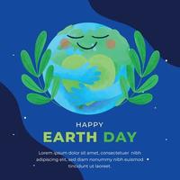 Happy earth day 22 april 2023 vector