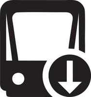 Download icon symbol image vector. Illustration of the down load design. EPS 10 vector