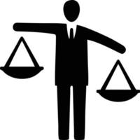 Scale balance icon symbol design, Illustration of the law balance icon vector image. EPS 10