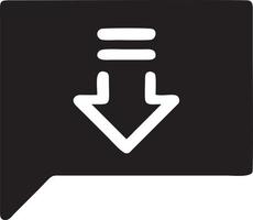 Download icon symbol image vector. Illustration of the down load design. EPS 10 vector