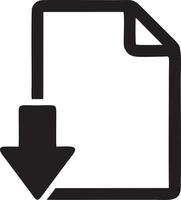 Download icon symbol image vector. Illustration of the down load design. EPS 10 vector