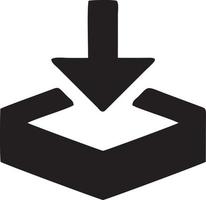 Download icon symbol image vector. Illustration of the down load design. EPS 10 vector