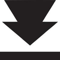 Download icon symbol image vector. Illustration of the down load design. EPS 10 vector