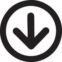 Download icon symbol image vector. Illustration of the down load design. EPS 10 vector