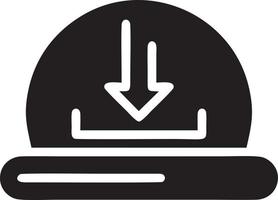 Download icon symbol image vector. Illustration of the down load design. EPS 10 vector