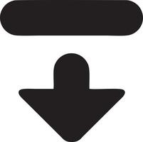 Download icon symbol image vector. Illustration of the down load design. EPS 10 vector