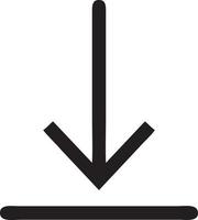 Download icon symbol image vector. Illustration of the down load design. EPS 10 vector