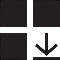 Download icon symbol image vector. Illustration of the down load design. EPS 10 vector
