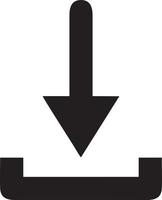 descargar icono símbolo imagen vector. ilustración de el abajo carga diseño. eps 10 vector
