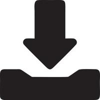 Download icon symbol image vector. Illustration of the down load design. EPS 10 vector