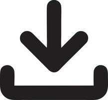 Download icon symbol image vector. Illustration of the down load design. EPS 10 vector