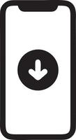 Download icon symbol image vector. Illustration of the down load design. EPS 10 vector