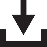Download icon symbol image vector. Illustration of the down load design. EPS 10 vector