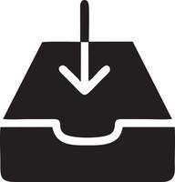 Download icon symbol image vector. Illustration of the down load design. EPS 10 vector