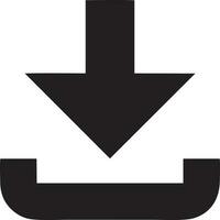 Download icon symbol image vector. Illustration of the down load design. EPS 10 vector