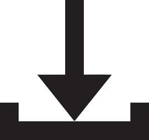 Download icon symbol image vector. Illustration of the down load design. EPS 10 vector