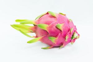 Dragon fruit on white back ground photo