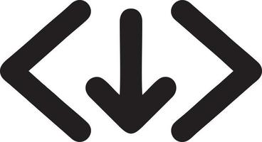 Download icon symbol image vector. Illustration of the down load design. EPS 10 vector