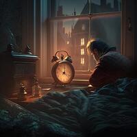 illustration the last hour of your life made with photo