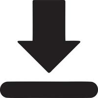 Download icon symbol image vector. Illustration of the down load design. EPS 10 vector