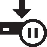 Download icon symbol image vector. Illustration of the down load design. EPS 10 vector
