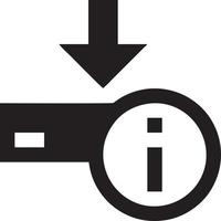 Download icon symbol image vector. Illustration of the down load design. EPS 10 vector