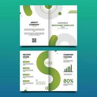 Generic Company ProfileTemplate vector