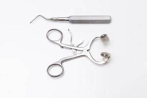 Dental tools in dental clinic photo