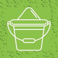 Sand Bucket Vector Icon