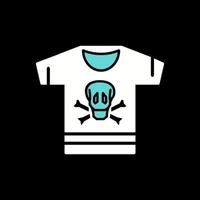 icono de vector de camisa pirata