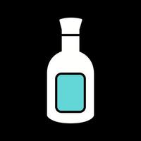 icono de vector de botella de bebida