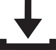 Download icon symbol image vector. Illustration of the down load design. EPS 10 vector