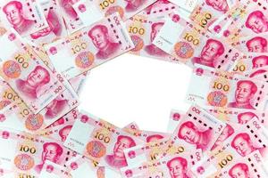yuan o Rmb, chino moneda foto