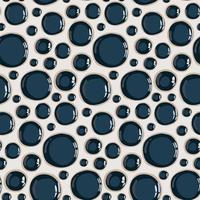 A pattern of blue clay plates of different shapes on a tablecloth background. The background resembles a decorative painted skin of an exotic blue animal. Unusual, abstract background for printing vector