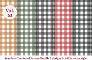 checkered Buffalo Plaid pattern vector, vector