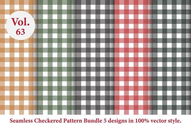 checkered Buffalo Plaid pattern vector,