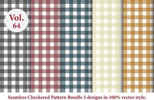 checkered Buffalo Plaid pattern vector, vector