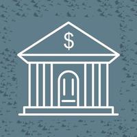 Bank Building Vector Icon