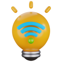 3D Icon Illustration Smart Lamp png