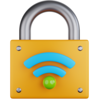 3D Icon Illustration Smart Lock png