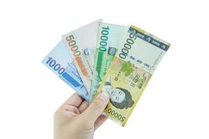 South Korean Won currency photo